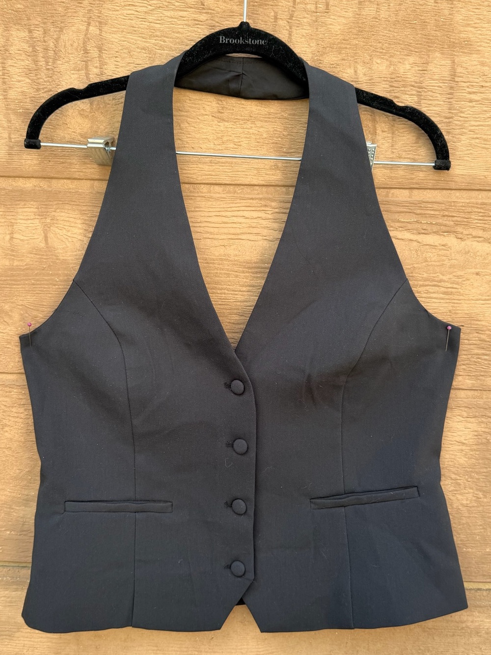 Jason Wu Black halter neck backless vest top.